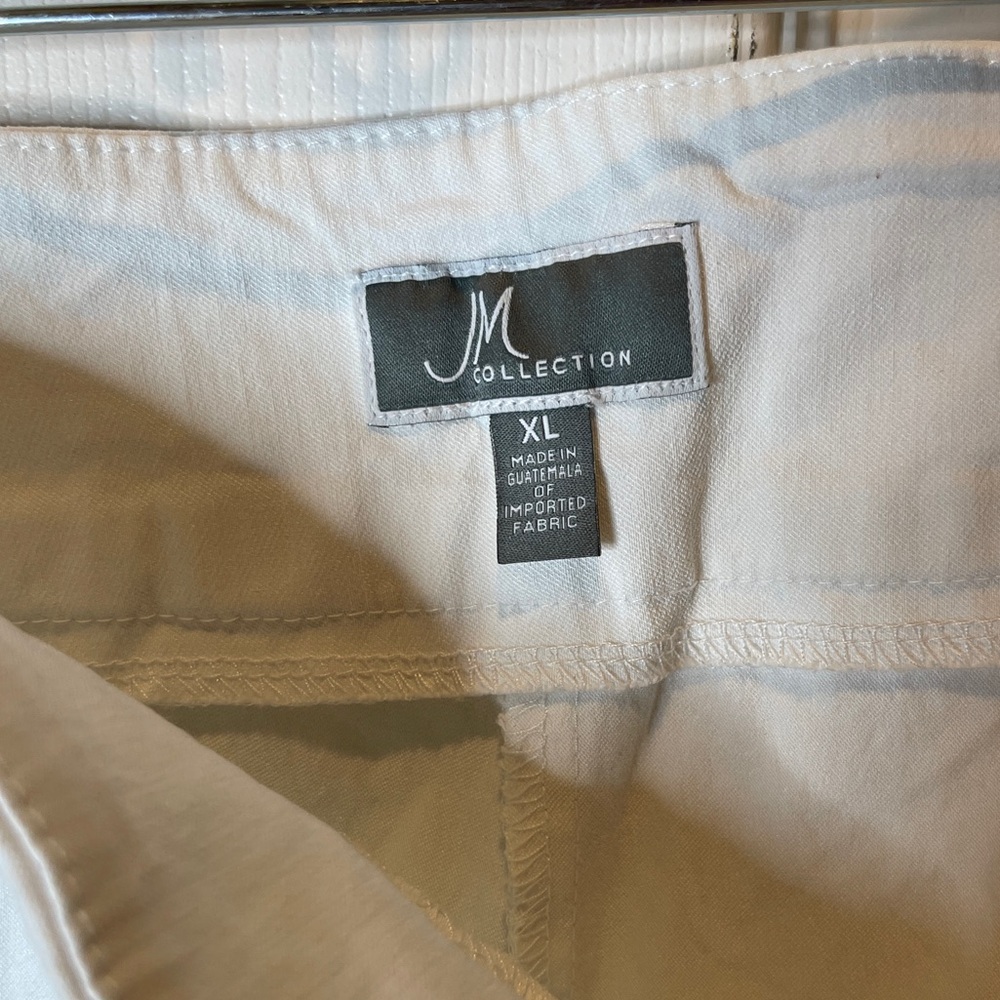 JM Collection Lightweight Cotton Blend Capri Pants - Picture 4 of 5